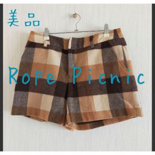 ロペピクニック(Rope' Picnic)の美品 Rope Picnic ロペピクニック チェック ショートパンツ(ショートパンツ)