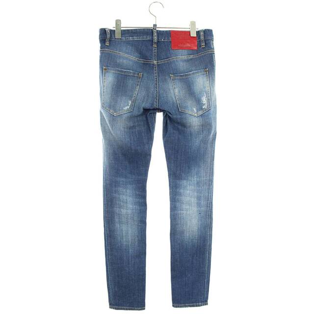 DSQUARED2(ディースクエアード)のディースクエアード  SUPER SKINNY JEAN S71LB0918 ダメージ加工スキニーデニムパンツ メンズ 44 メンズのパンツ(デニム/ジーンズ)の商品写真