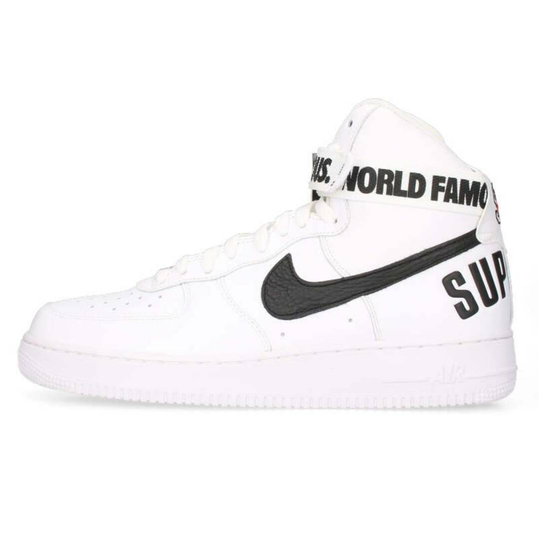 ナイキ ×シュプリーム SUPREME  AIR FORCE 1 HIGH SUPREME SP 698696-100 エアフォース1ハイスニーカー  メンズ 28.5cm