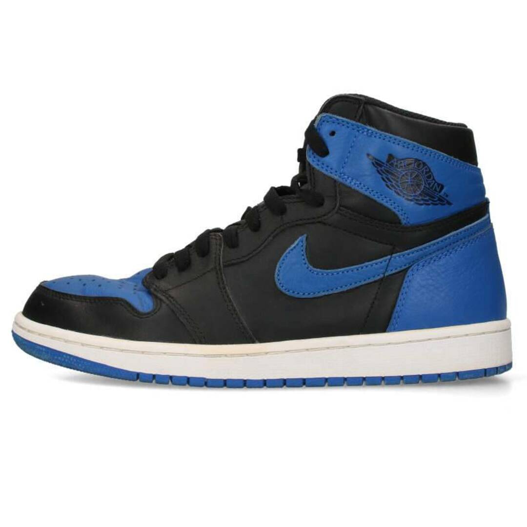 ナイキ  AIR JORDAN 1 RETRO HIGH OG ROYAL 555088-007 エアジョーダン1レトロハイオージーロイヤルスニーカー  メンズ 27cm