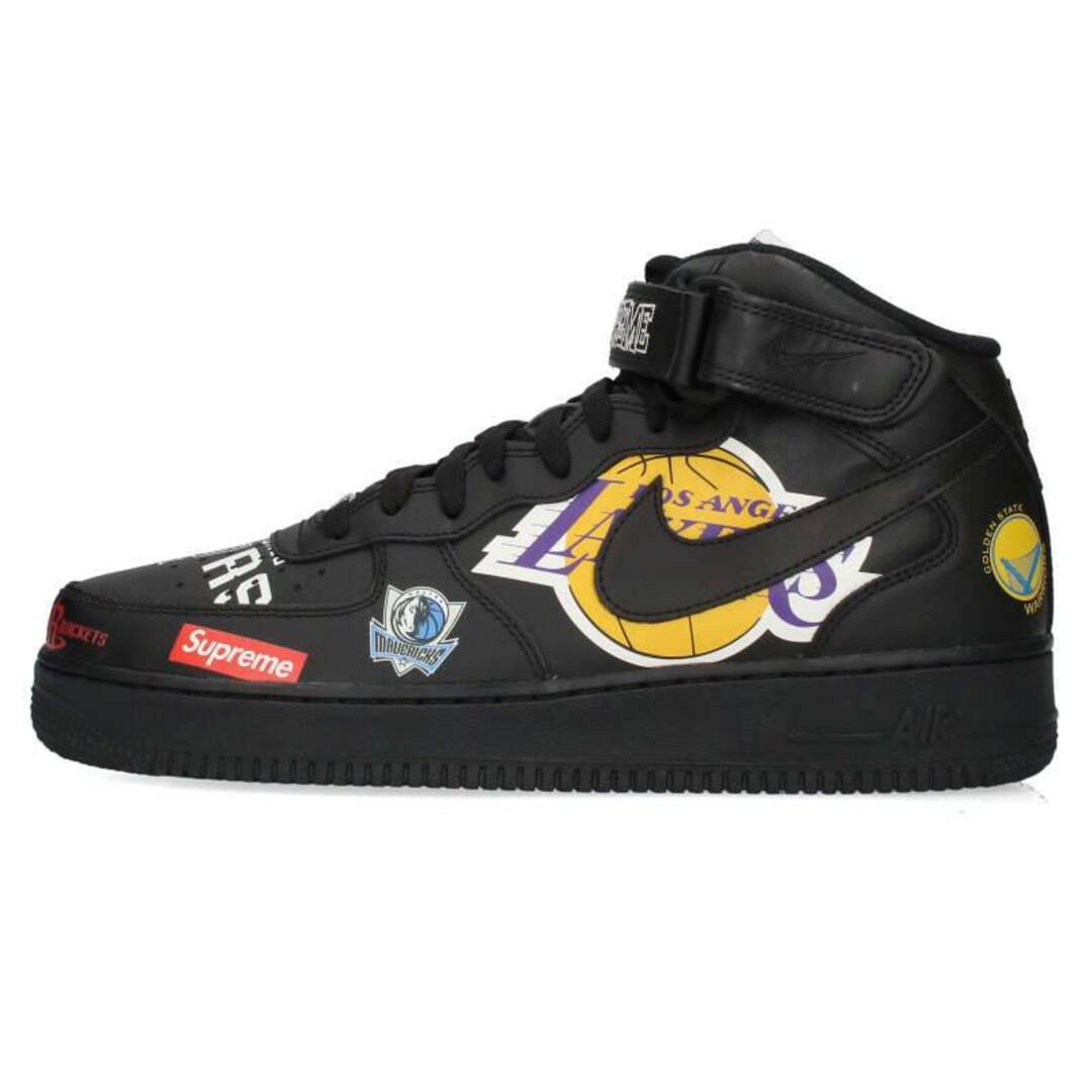 ナイキ ×シュプリーム SUPREME  NBA TEAMS AIR FORCE 1 MID AQ8017-001 エアフォース1エヌビーエイースニーカー  メンズ 28.5cm