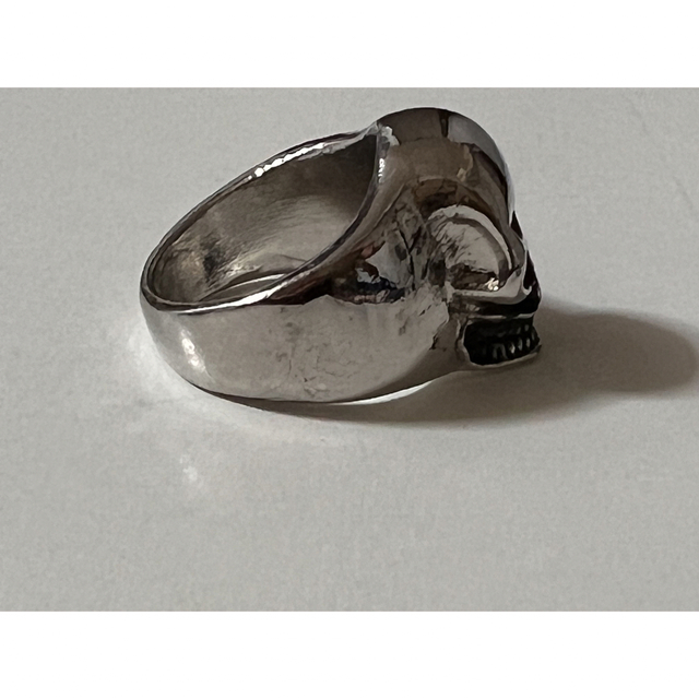メンズ リング スカル 頭蓋骨 指輪シルバーユニック 15号 メンズのアクセサリー(リング(指輪))の商品写真