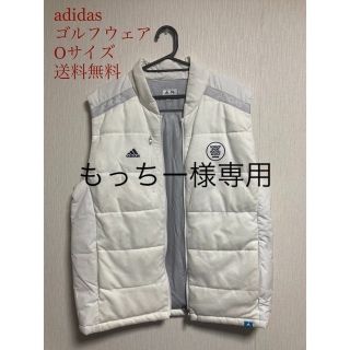 アディダス(adidas)のadidas（アディダス）　ゴルフウェア　ベスト　メンズ　白　Oサイズ(ウエア)