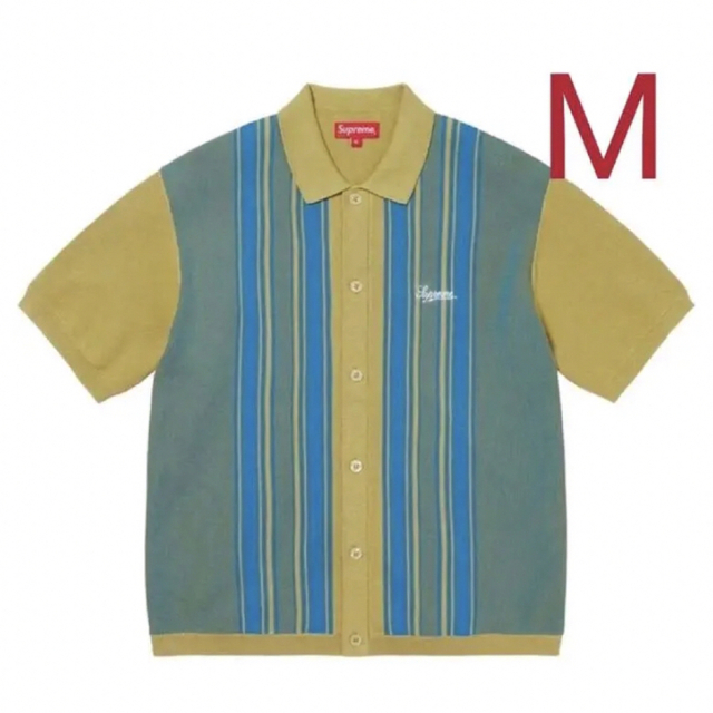 Supreme Stripe Button Up Poloポロシャツ