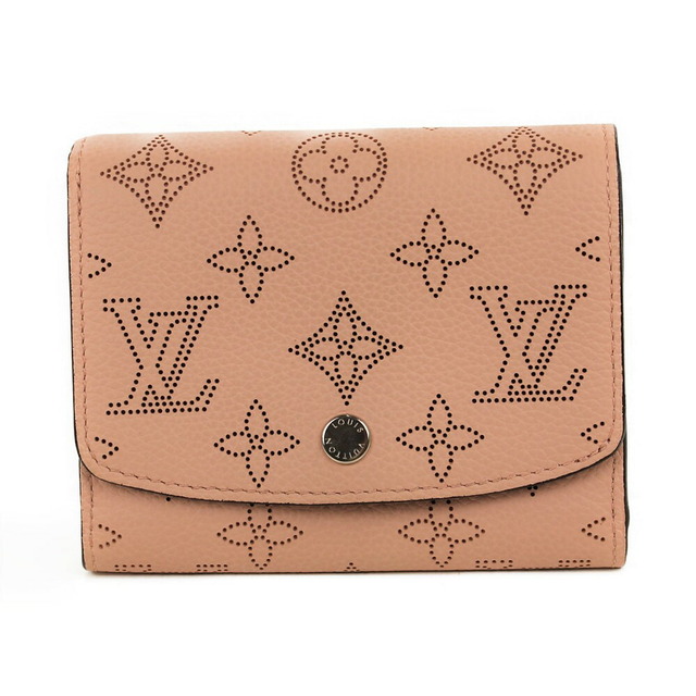 ファッション小物LOUIS VUITTON ポルトフォイユ イリス コンパクト M62541 マヒナ マグノリア ピンク系 レザー レディース ウィメンズ 人気 ブランド LV 二つ折り財布 折りたたみ ウォレット ボタン松前R56号店