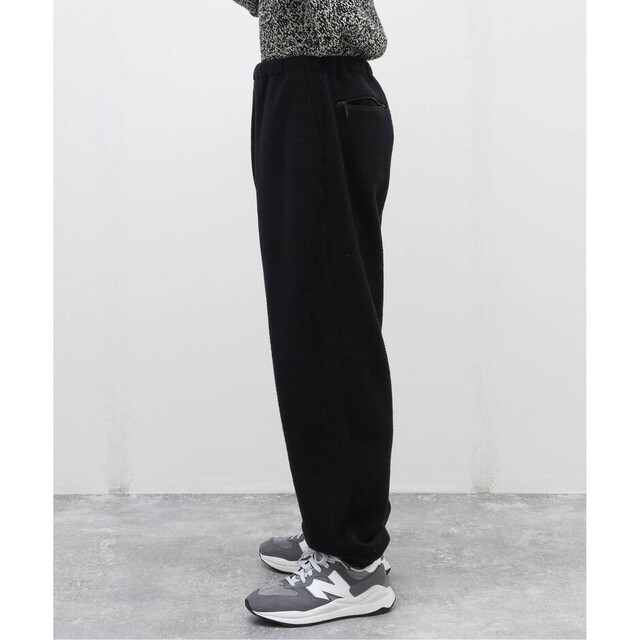 22AW コモリ COMOLI ウールフリース トラックパンツ ネイビー 2 新製品