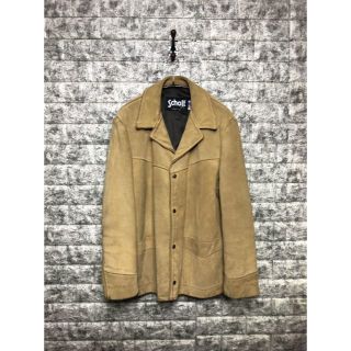 ショット(schott)の 90s USA製 SCHOTT ショット ランチャー スウェード レザー (レザージャケット)