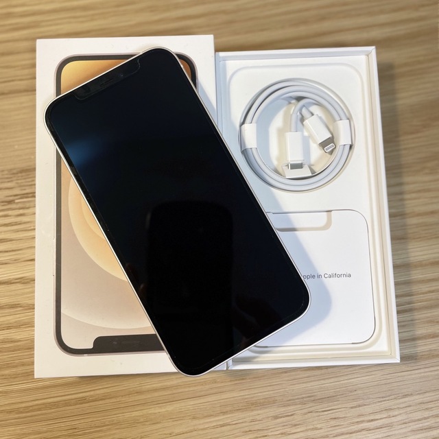 Apple iPhone 12 64gb ホワイト SIMフリー 箱有り Apple iPhone 12 64gb ホワイト SIMフリー 箱有り