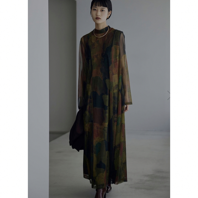 32000円 【本日限定値下げ】Ameri GYPSUM カーキS UND ART DRESS