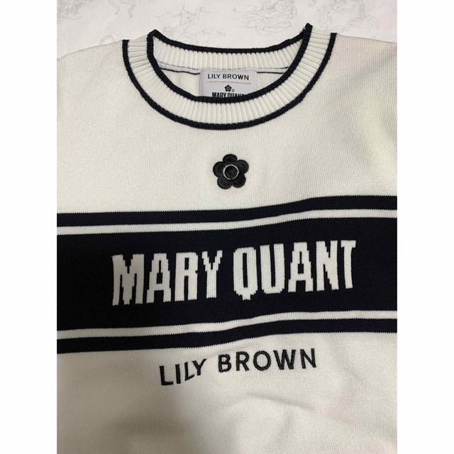 【新品＊タグ付き】LILY BROWN×MARY QUANT ニットプルオーバー