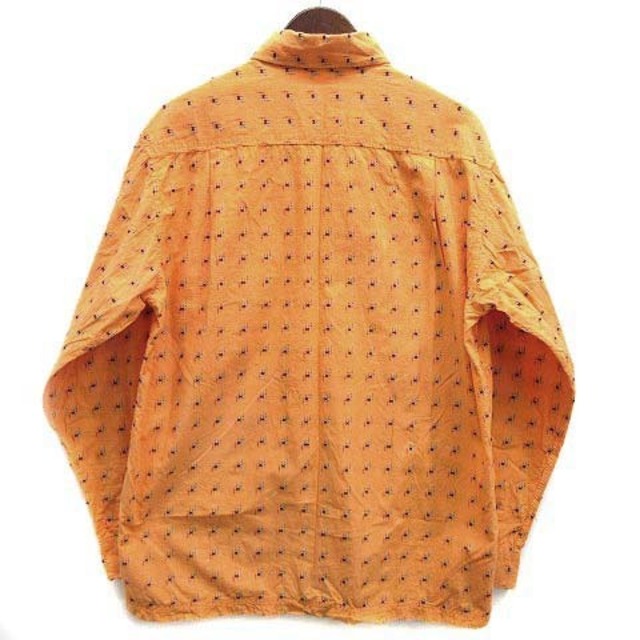 other(アザー)のサンタフェ Santafe 絣刺繍 ボタンダウン シャツ 長袖 オレンジ 46 メンズのトップス(シャツ)の商品写真