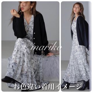 【新品】ジャスグリッティー NEWラインタッチプリントワンピース
