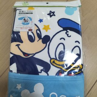 ディズニー(Disney)の長袖エプロン(お食事エプロン)