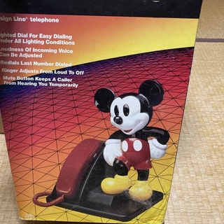 ミッキーマウス(ミッキーマウス)のミッキーマウスの電話機(その他)