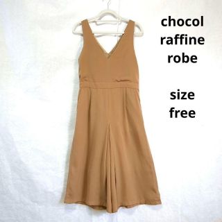 ショコラフィネローブ(chocol raffine robe)のchocol raffineショコラフィネローブ レディースサロペット(サロペット/オーバーオール)