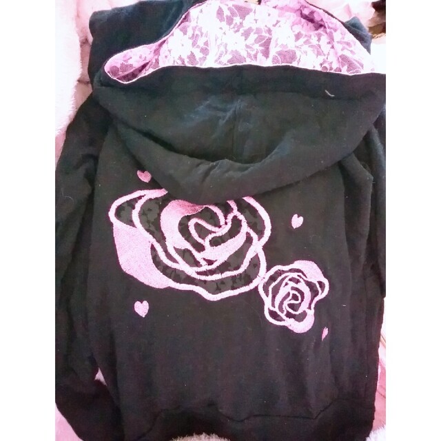 MA*RSマーズmarsma*rs薔薇レースおりぼんパーカーローズrose