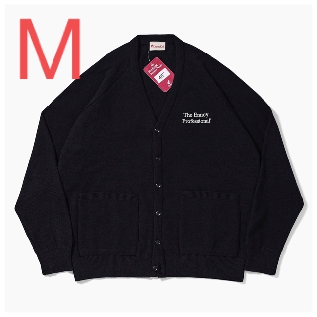 ennoy BUTTON CARDIGAN BLACK 黒 M 新品未使用メンズ