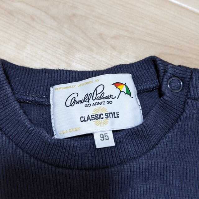 Arnold Palmer(アーノルドパーマー)のArnold Palmer 女の子用ワンピース＆長袖ロングＴシャツセット 95 キッズ/ベビー/マタニティのキッズ服女の子用(90cm~)(ワンピース)の商品写真