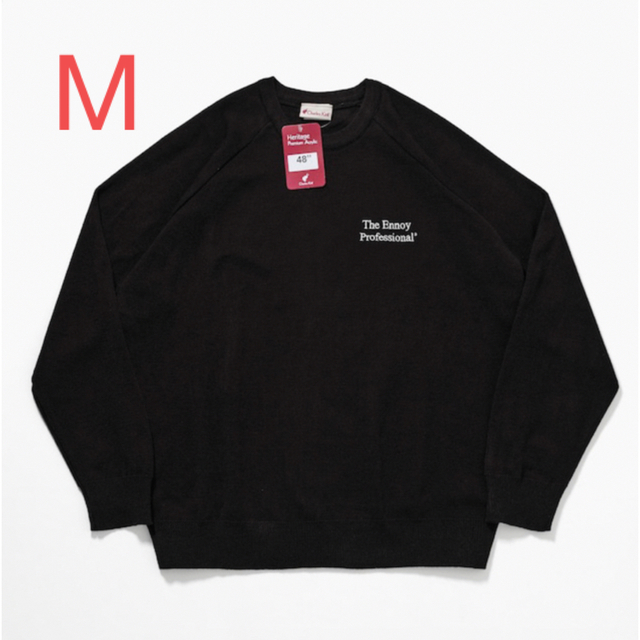 ennoy ROUND NECK PULLOVER 黒 M 新品未使用