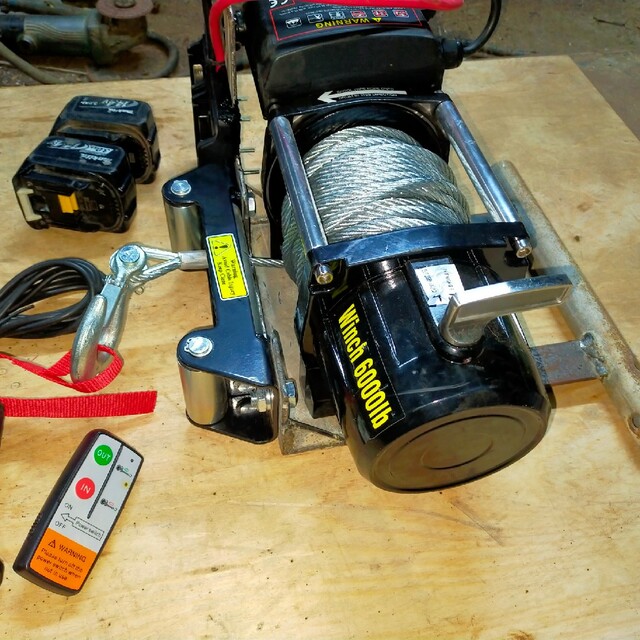 電動ウインチ ホイスト マキタバッテリー仕様 リモコン 電動ウインチ ホイスト マキタバッテリー仕様 リモコン