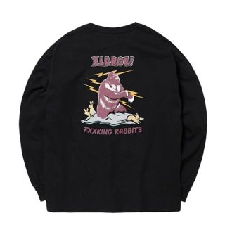 エクストララージ(XLARGE)の送料込 黒 XLFR2 SOUVENIR L/S TEE(Tシャツ/カットソー(七分/長袖))