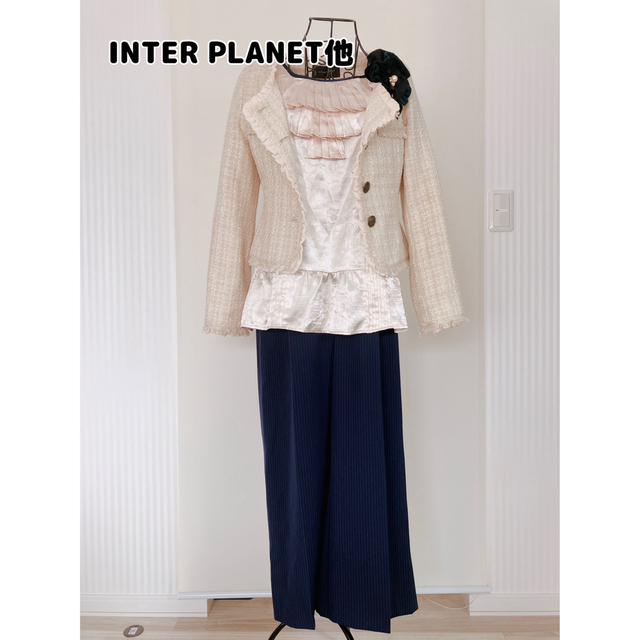 INTER PLANET他　パンツスーツ　セレモニー　セットアップ　3点セット