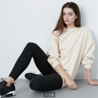 ユニクロ(UNIQLO)のユニクロ⭐️ドライスウェットクルーシャツ⭐️XL⭐️オフホワイト⭐️(トレーナー/スウェット)