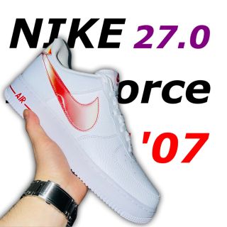 ナイキ(NIKE)のNike Air Force エアフォース1 オレンジジャンボスウッシュ27(スニーカー)