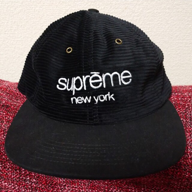 SUPREME Cord Classic Logo 6-panel