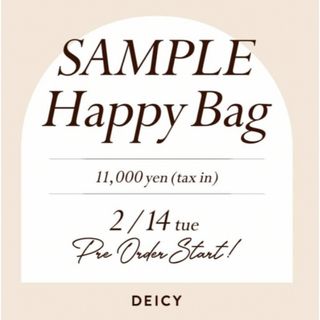 デイシー(deicy)のDEICY SAMPLE HAPPY BAG 未使用(その他)