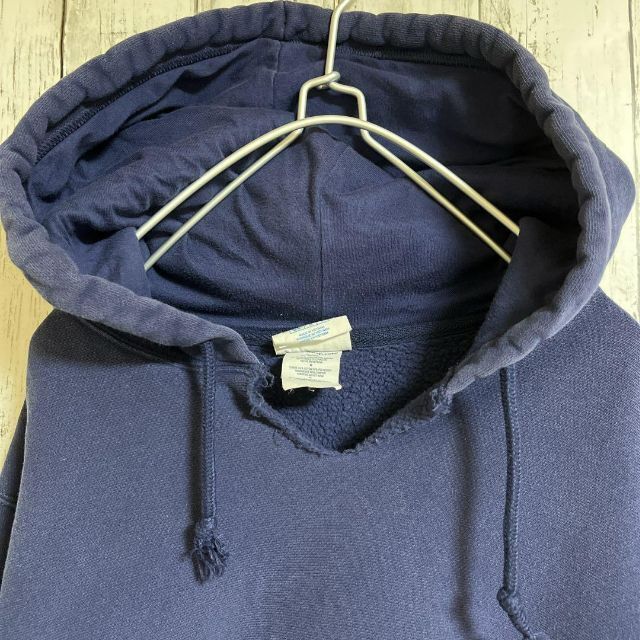 Champion - チャンピオン リバースウィーブ 復刻 青単タグ 紺 XL ボロ