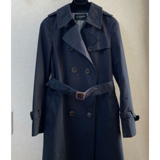 ユナイテッドアローズ(UNITED ARROWS)の美品☆ユナイテッドアローズ トレンチコート ネイビー 38(トレンチコート)