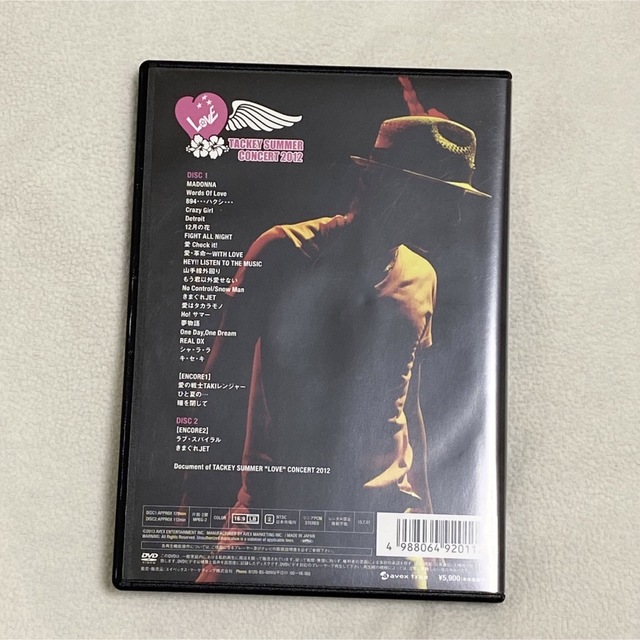 Johnny's(ジャニーズ)のTACKEY SUMMER "LOVE" CONCERT 2012 DVD エンタメ/ホビーのタレントグッズ(アイドルグッズ)の商品写真