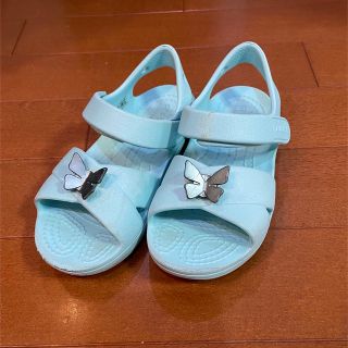 クロックス(crocs)のクロックス　ストラップサンダル　17.5cm(サンダル)