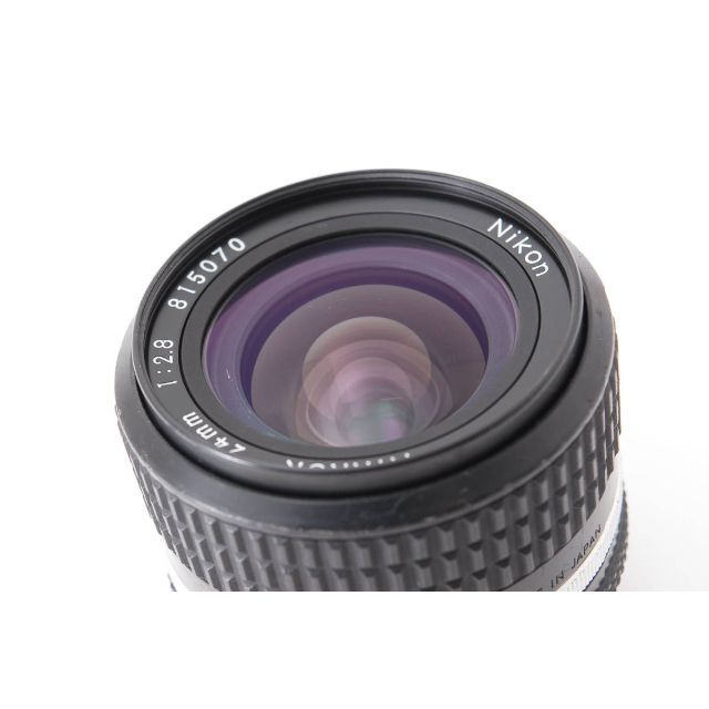 【美品】Nikon NIKKOR Ai-s 24mm f/2.8 MF広角レンズ