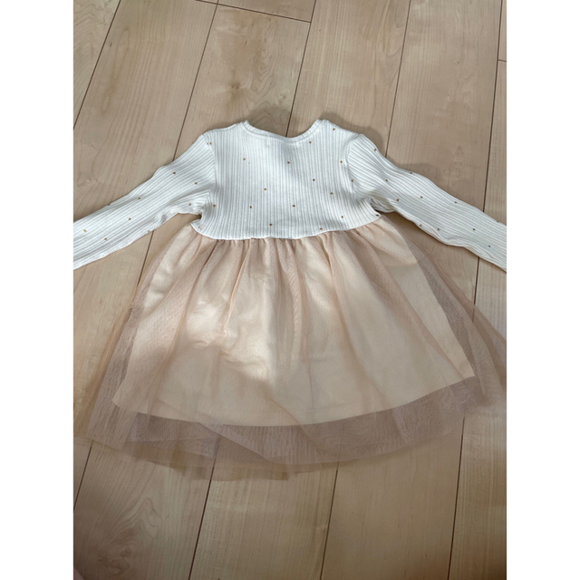 ZARA(ザラ)のZARA ニットチュールワンピース キッズ/ベビー/マタニティのキッズ服女の子用(90cm~)(ワンピース)の商品写真