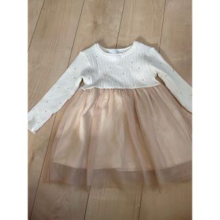 ザラ(ZARA)のZARA ニットチュールワンピース(ワンピース)