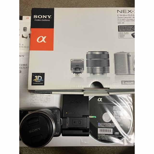 SONY ズームレンズキット NEX-3 NEX-3K(B)-