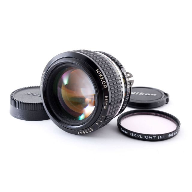 Nikon Ai-s Nikkor 50mm f1.2 ニコン フィルター付