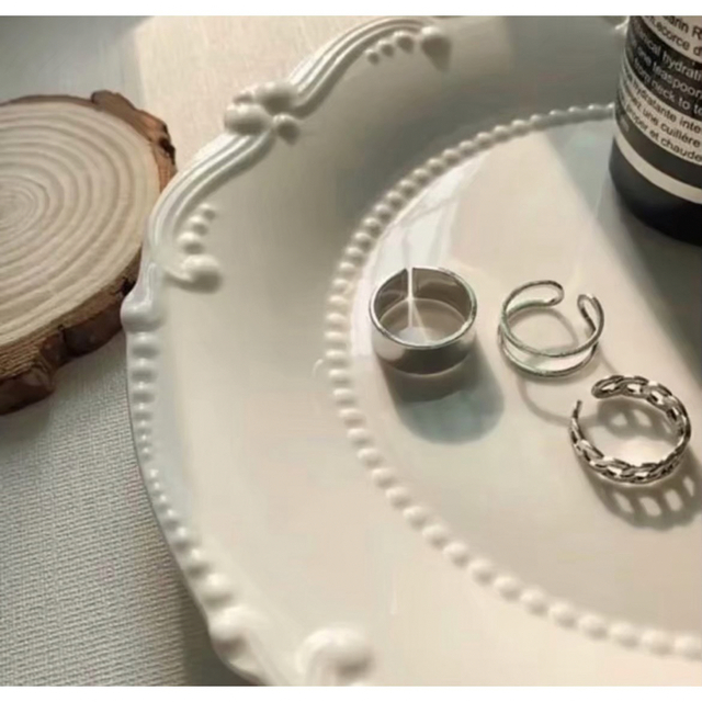 シルバーリング　指輪 レディース　メンズ　セット　silver 韓国 レディースのアクセサリー(リング(指輪))の商品写真