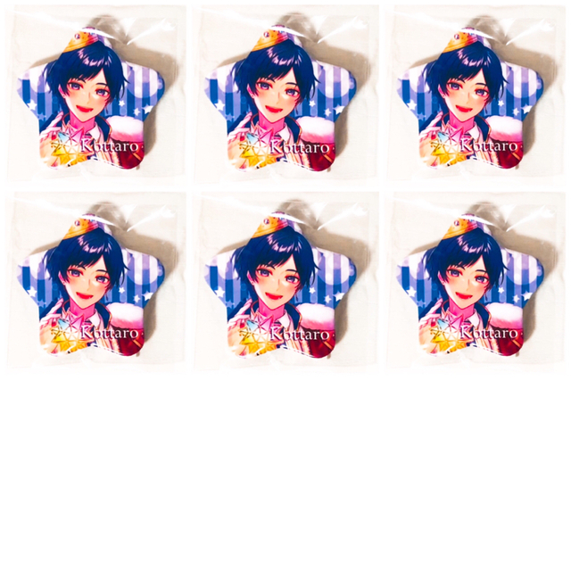 新品☆すたぽら【こったろ】生誕記念☆星型☆缶バッジ☆6点 新品☆すたぽら【こったろ】生誕記念☆星型☆缶バッジ☆6点