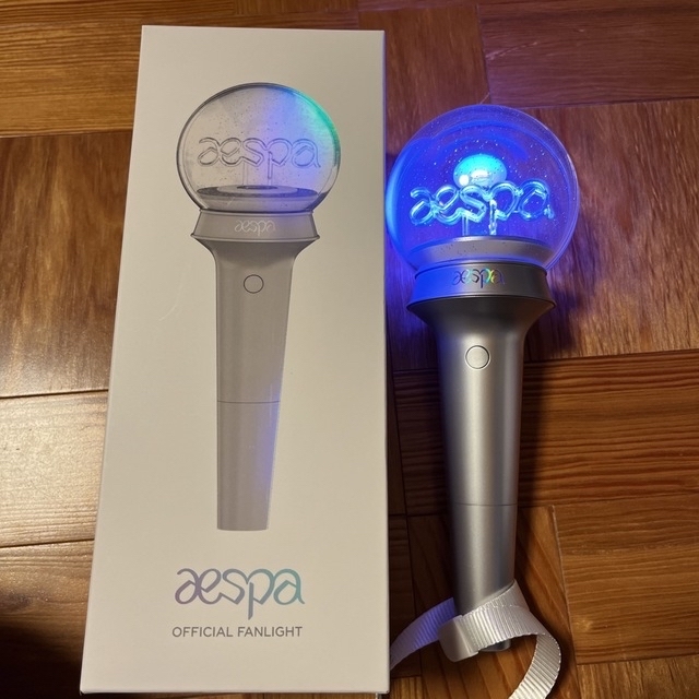 aespa official fanlight 2023 銀テープ付き 1