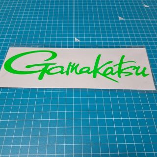 Gamakatsu がまかつ 蛍光グリーン　ステッカー(その他)