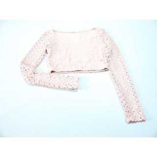 フォーエバートゥエンティーワン(FOREVER 21)のフォーエバー21　Forever21 長袖 S　カットソー レース(Tシャツ(長袖/七分))