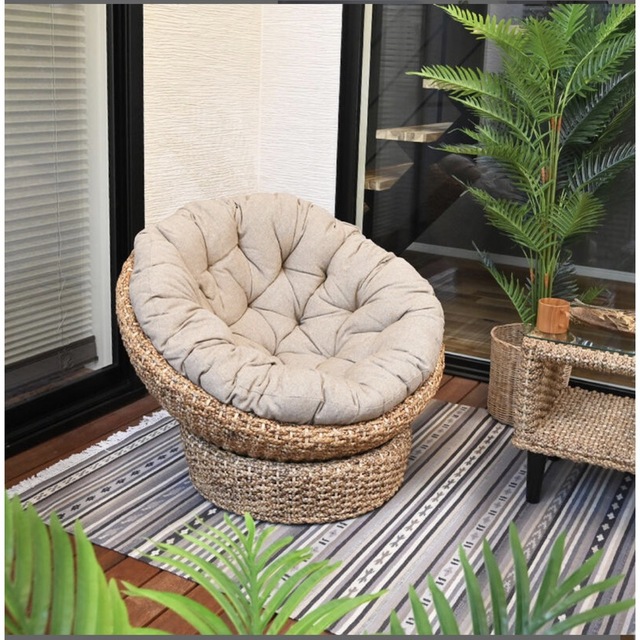 美品】椅子 チェア パパサンチェア アジアン家具 リゾートチェア 美品】椅子 チェア パパサンチェア アジアン家具 リゾートチェア