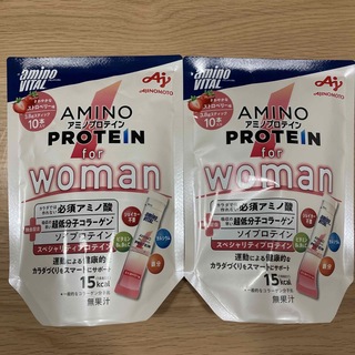 アジノモト(味の素)のアミノプロテイン　for Woman ストロベリー味　10本入り✖️2袋(プロテイン)