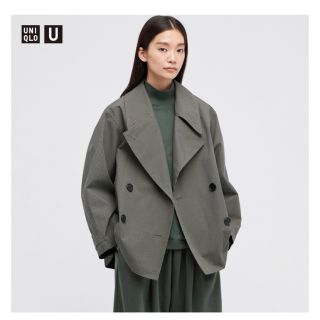 ユニクロ(UNIQLO)のブロックテックショートトレンチコート(トレンチコート)