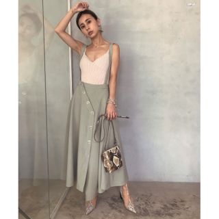 アメリヴィンテージ(Ameri VINTAGE)のアメリ RING DOT JUMPER SKIRT スカート(ロングスカート)