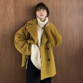 クラネ(CLANE)のクラネ　コート　OVER LINE DOUBLE COAT(ピーコート)