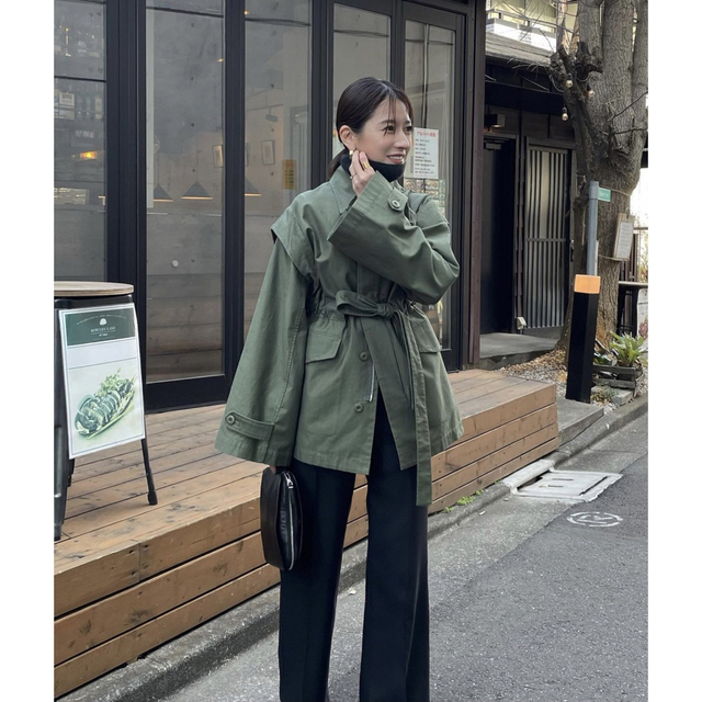 9/9限定価格　clane 2way military jacketレディース